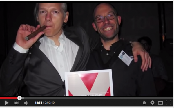 Julian Assange and Daniel Domscheit